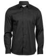 T4024 4024 Tee Jays Luxury Stretch Long Sleeve Shirt Black colour image